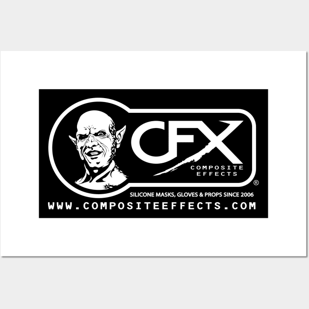 CFX Masks Logo - White Wall Art by CFXMasks